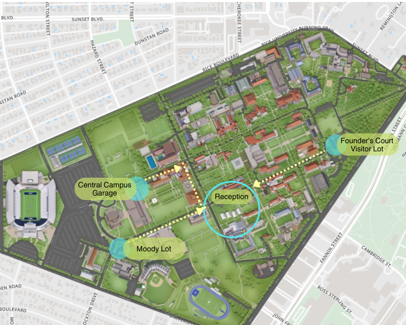 map to tent reception