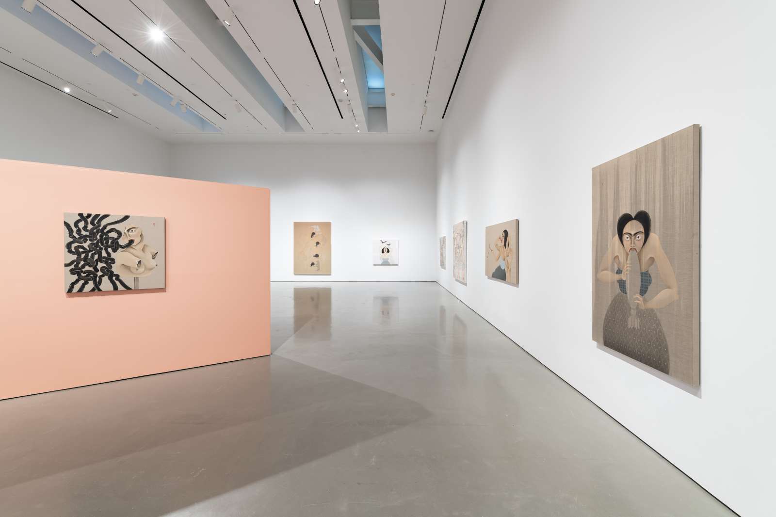 Hayv Kahraman: The Foreign in Us, installation view. Photo by Anthony Rathbun. 