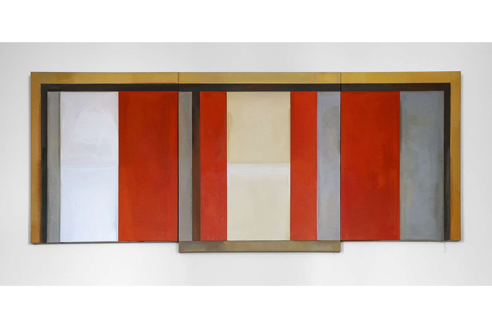 David Novros, Untitled, 1975-76.Oil on Canvas. Photo by Nash Baker.