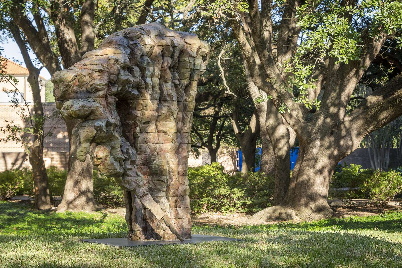 Ursula von Rydingsvard, Malutka II, 2018. Bronze. Photo by Nash Baker.