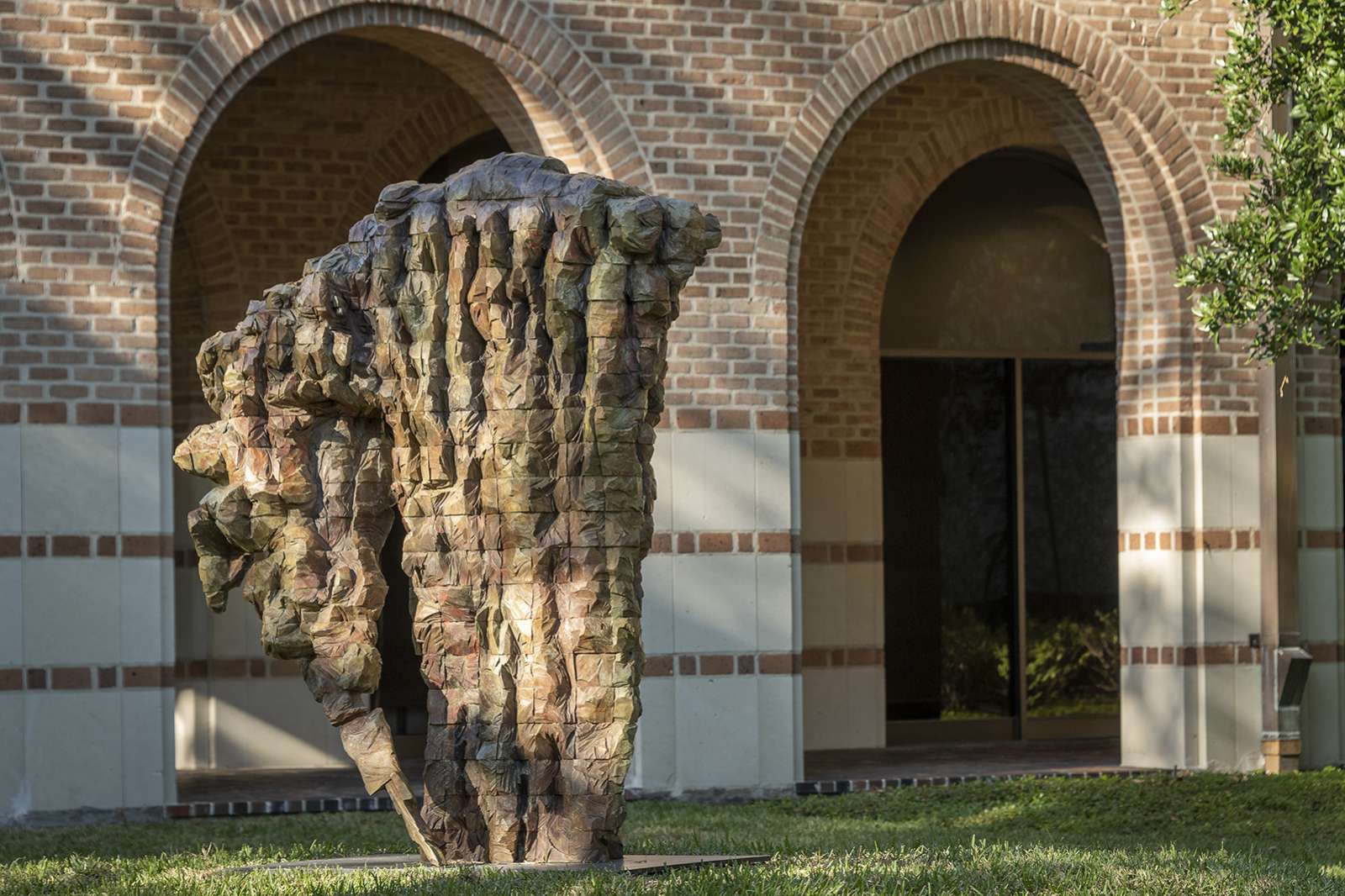 Ursula von Rydingsvard, Malutka II, 2018. Bronze. Photo by Nash Baker.