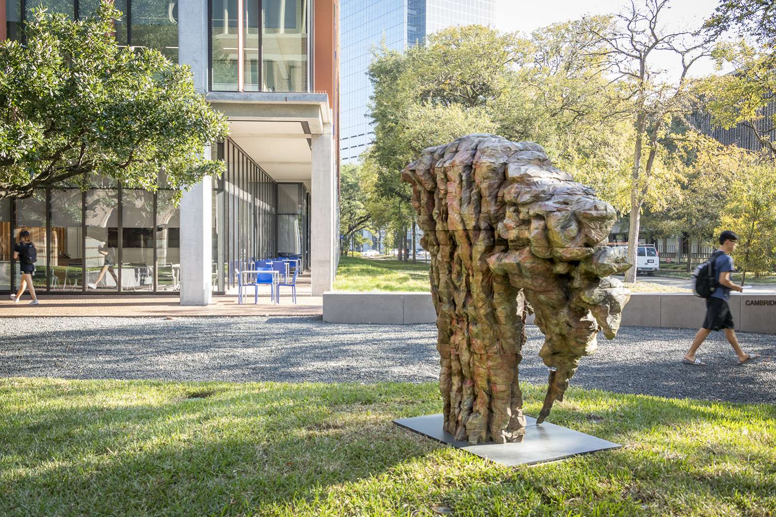 Ursula von Rydingsvard, Malutka II, 2018. Bronze. Photo by Nash Baker.