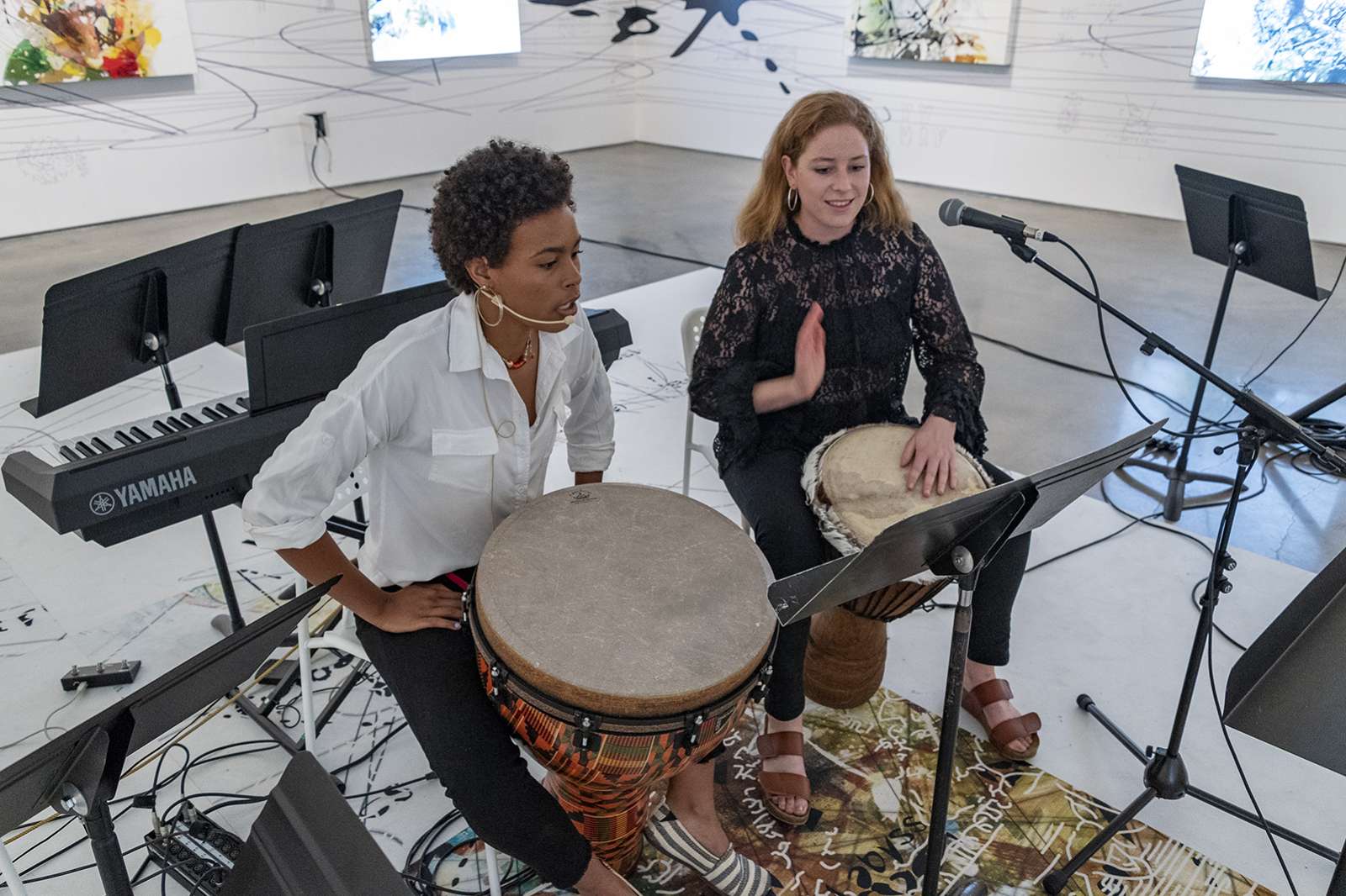 New Art/New Music at the Moody Center for the Arts. Photo by Nash Baker.