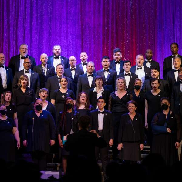 Pride Chorus Houston courtesy of the organization. Pride Chorus Houston peforming