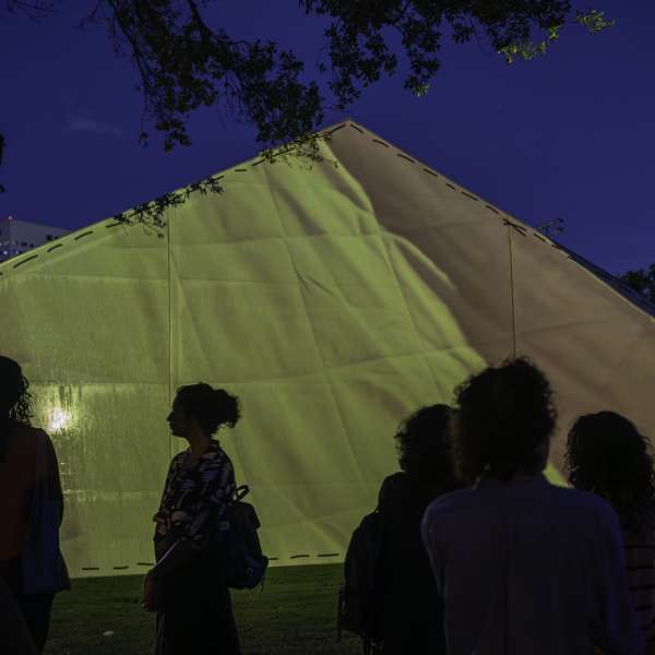 Sindhu Thirumalaisamy, provision, at opening reception. Photo Gustavo Raskosky.