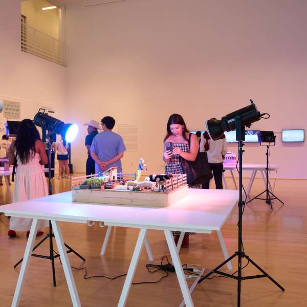 Do Ho Suh: In Process, Reception, photo by Frank Hernandez