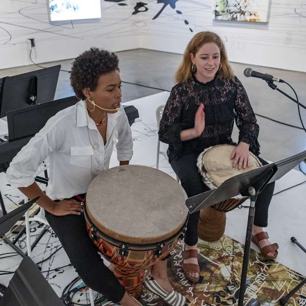 New Art/New Music at the Moody Center for the Arts. Photo by Nash Baker.