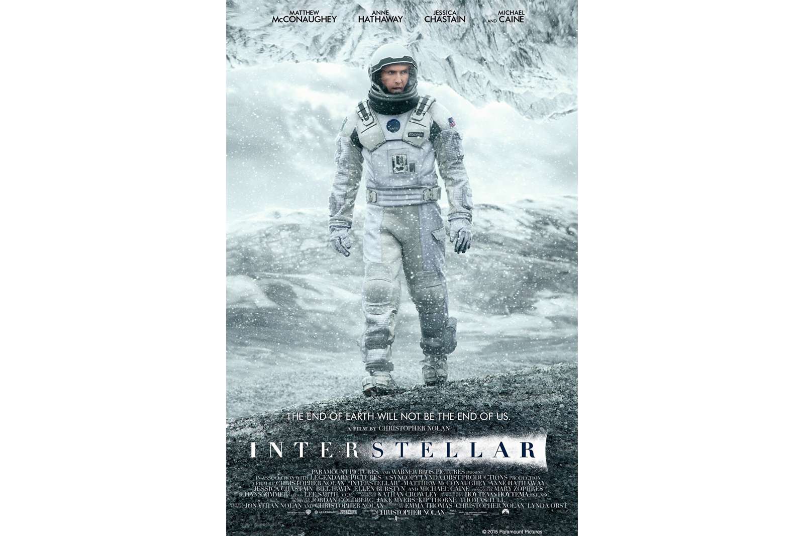 Interstellar, 2014. Directed by Christopher Nolan