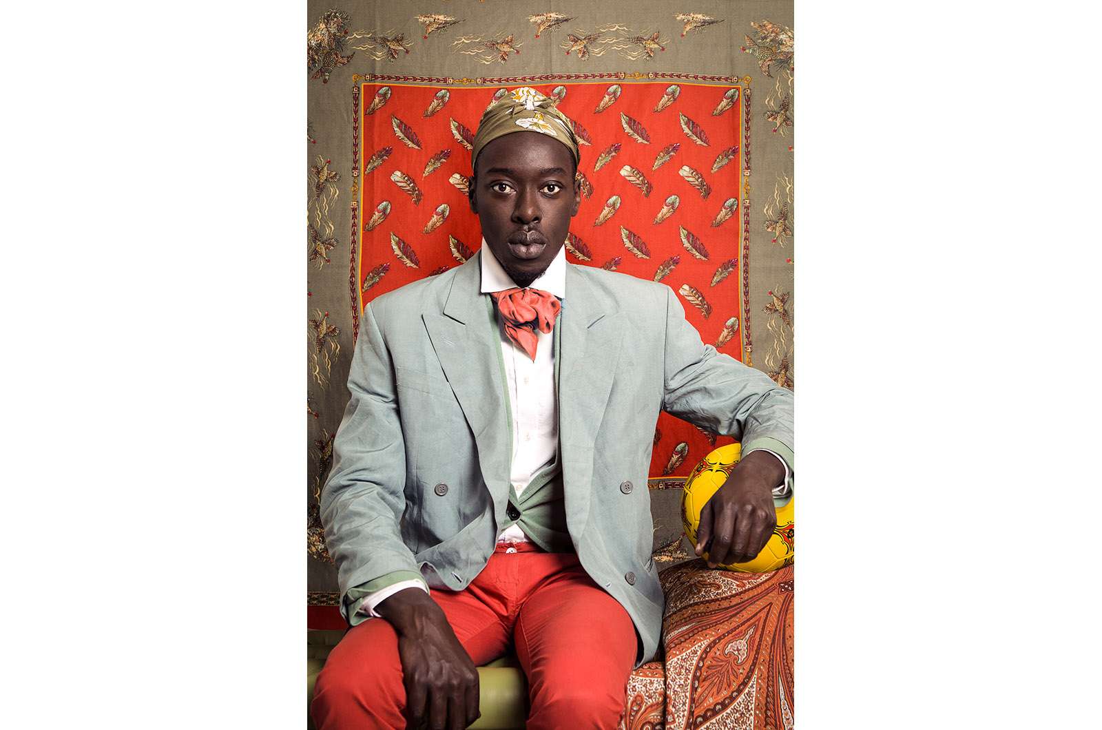 Omar Victor Diop, Omar Ibn Said, 2015. Série Diaspora Impression jet d'encre pigmentaire sur papier Harman By Hahnemuhle. © Omar Victor Diop. Courtesy Galerie MAGNIN-A, Paris.  